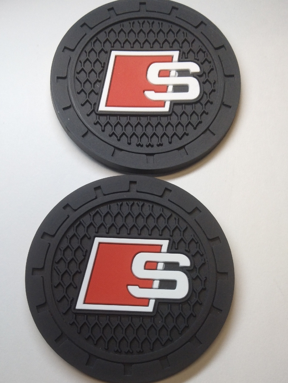 Audi S Line car coaster set of 2 NWT